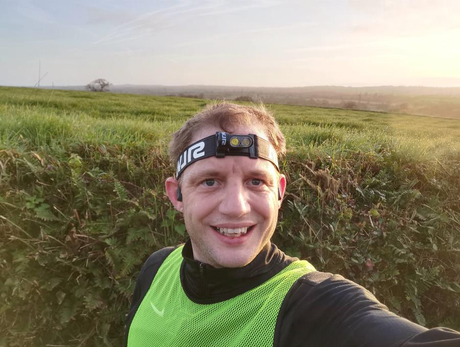 Geoffrey on a long run.